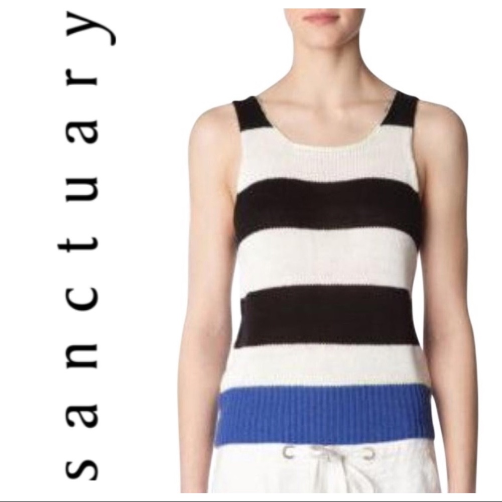 Sanctuary | Anthropology striped sweater tank